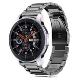 Strap-it® Samsung Galaxy Watch 46mm titanium bandje (grafiet)
