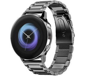Strap-it® Samsung Galaxy Watch Active titanium bandje (grafiet)