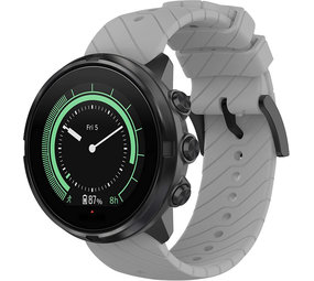 Strap-it® Suunto 9 (Baro) siliconen bandje (grijs)
