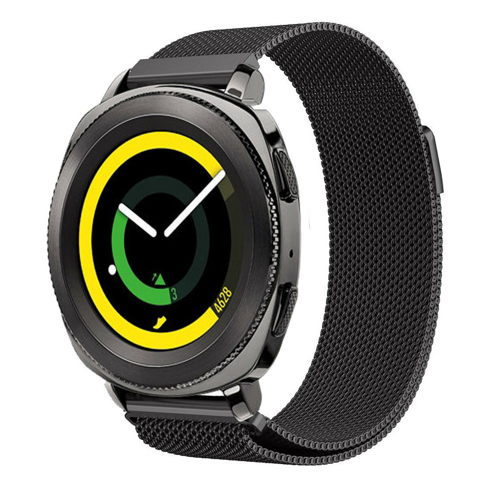 Strap-it® Strap-it Samsung Gear Sport Milanese band (zwart)