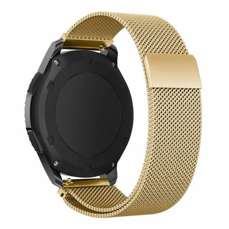 Strap-it® Strap-it Samsung Gear Sport Milanese band (goud) Strap-it® Strap-it Samsung Gear Sport Milanese band (goud)