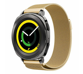 Strap-it® Samsung Gear Sport Milanese band (goud) Strap-it® Samsung Gear Sport Milanese band (goud)