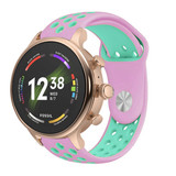 Strap-it® Fossil Gen 6 42mm sport bandje roze/aqua