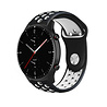 Strap-it® Strap-it Amazfit GTR 2 sport band (zwart/wit) Strap-it® Strap-it Amazfit GTR 2 sport band (zwart/wit)