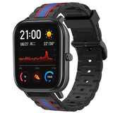 Strap-it® Xiaomi Amazfit GTS Special Edition Band (zwart/blauw) Strap-it® Xiaomi Amazfit GTS Special Edition Band (zwart/blauw)