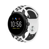 Strap-it® Fossil Gen 5 sport band (wit/zwart)