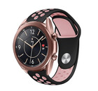 Strap-it® Strap-it Samsung Galaxy Watch 3 41mm sport band (zwart/roze)