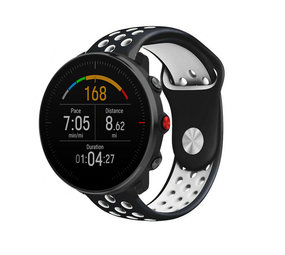 Polar Vantage M sport band zwart wit Smartwatchbanden
