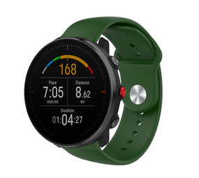 Strap-it® Polar Vantage M sport band (legergroen)