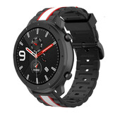 Strap-it® Xiaomi Amazfit GTR Special Edition Band (zwart/wit) Strap-it® Xiaomi Amazfit GTR Special Edition Band (zwart/wit)