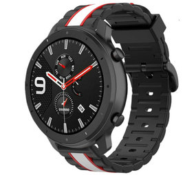 Strap-it® Xiaomi Amazfit GTR Special Edition Band (zwart/wit)