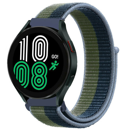 Strap-it® Strap-it Samsung Galaxy Watch 4 44mm nylon band (moss green) Strap-it® Strap-it Samsung Galaxy Watch 4 44mm nylon band (moss green)