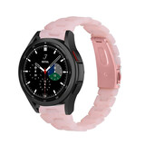 Strap-it® Samsung galaxy watch 4 Classic - resin band (roze)