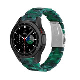 Strap-it® Samsung galaxy watch 4 Classic - resin band (groen)