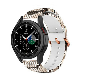 Strap-it® Samsung Galaxy Watch 4 Classic 42mm Sneaky Snake siliconen bandje