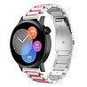 Strap-it® Strap-it Huawei Watch GT 3 42mm stalen band (zilver/roze) Strap-it® Strap-it Huawei Watch GT 3 42mm stalen band (zilver/roze)