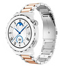 Strap-it® Strap-it Huawei Watch GT 3 Pro 43mm stalen band (zilver/rosé goud) Strap-it® Strap-it Huawei Watch GT 3 Pro 43mm stalen band (zilver/rosé goud)
