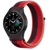 Strap-it® Samsung Galaxy Watch 4 Classic 42mm nylon band (cherry magenta)