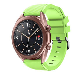 Strap-it® Samsung Galaxy Watch 3 41mm silicone band (lichtgroen)