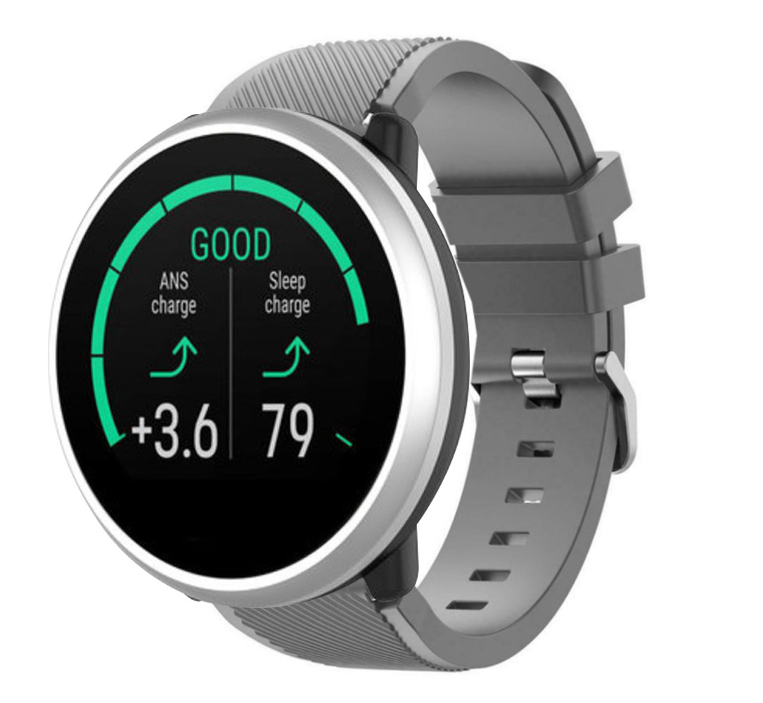 Strap-it® Strap-it Polar Unite twill siliconen band (grijs)