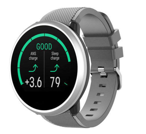 Strap-it® Strap-it Polar Unite twill siliconen band (grijs)