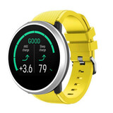 Strap-it® Polar Unite twill siliconen band (geel)