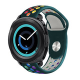 Strap-it® Samsung Gear Sport sport band (dennengroen kleurrijk)