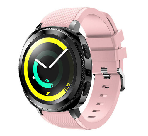 Strap-it® Strap-it Samsung Gear Sport silicone band (roze)