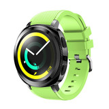 Strap-it® Samsung Gear Sport silicone band (lichtgroen)