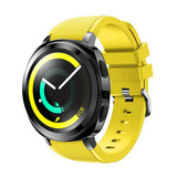 Strap-it® Samsung Gear Sport silicone band (geel)