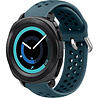 Strap-it® Strap-it Samsung Gear Sport siliconen bandje met gaatjes (rock green) Strap-it® Strap-it Samsung Gear Sport siliconen bandje met gaatjes (rock green)