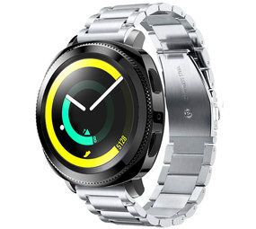 Strap-it® Samsung Gear Sport titanium bandje (zilver) Strap-it® Samsung Gear Sport titanium bandje (zilver)
