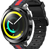 Strap-it® Strap-it Samsung Gear Sport Special Edition Band (zwart/rood) Strap-it® Strap-it Samsung Gear Sport Special Edition Band (zwart/rood)
