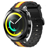 Strap-it® Samsung Gear Sport Special Edition Band (zwart/geel)