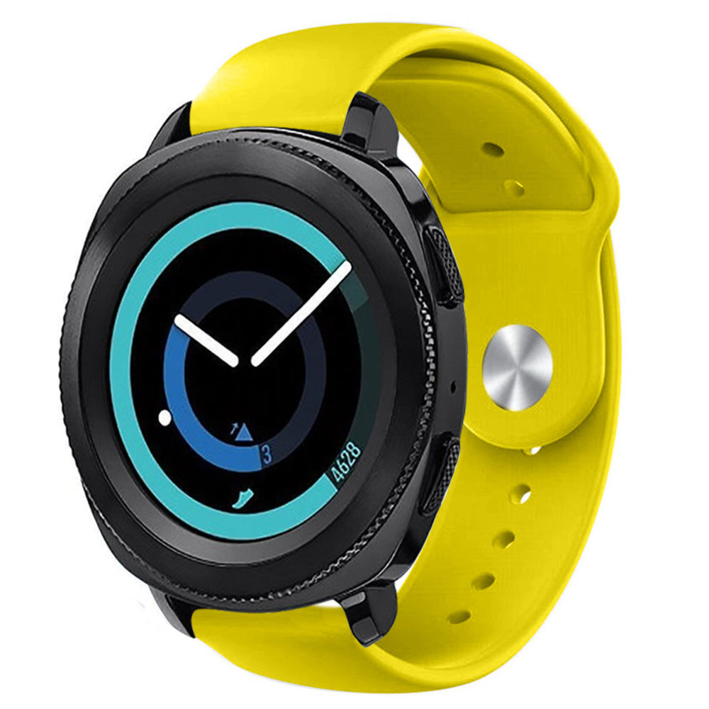 Strap-it® Strap-it Samsung Gear Sport sport band (geel)