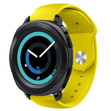 Strap-it® Samsung Gear Sport sport band (geel)