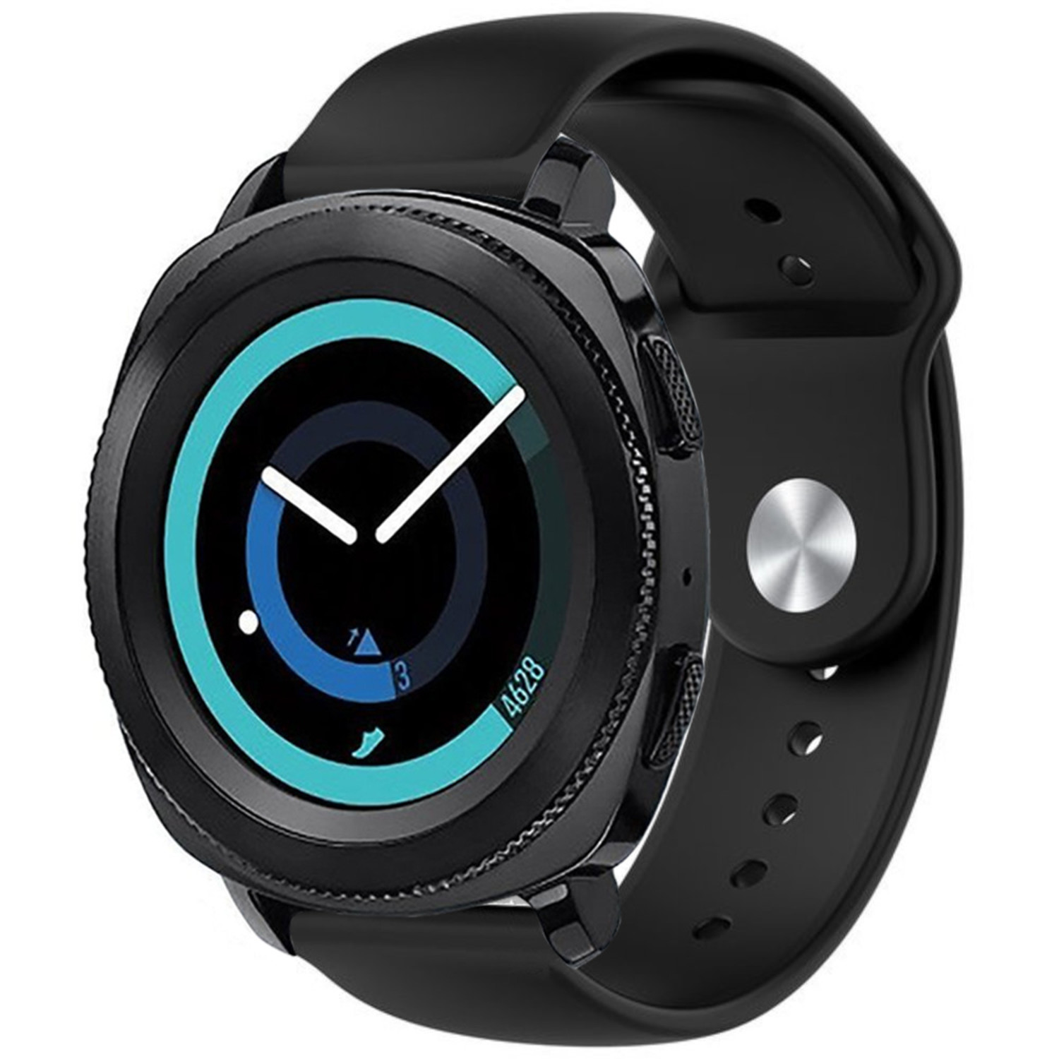 Samsung Gear Sport sport band zwart Smartwatchbanden