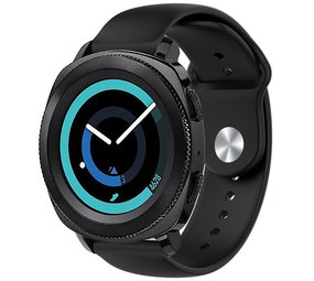 Strap-it® Samsung Gear Sport sport band (zwart)