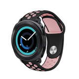 Strap-it® Samsung Gear Sport sport band (zwart/roze)