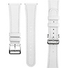 Strap-it® Strap-it Samsung Galaxy Watch 5 - 40mm leren bandje (wit) Strap-it® Strap-it Samsung Galaxy Watch 5 - 40mm leren bandje (wit)