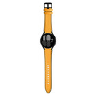 Strap-it® Strap-it Samsung Galaxy Watch 5 - 40mm hybrid leren bandje (geel)