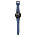 Strap-it® Strap-it Samsung Galaxy Watch 5 Pro hybrid leren bandje (donkerblauw)
