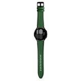 Strap-it® Samsung Galaxy Watch 5 Pro hybrid leren bandje (groen)