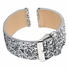 Strap-it® Strap-it Samsung Galaxy Watch 5 Pro leren glitter bandje (zilver) Strap-it® Strap-it Samsung Galaxy Watch 5 Pro leren glitter bandje (zilver)