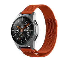 Strap-it® Samsung Galaxy Watch Milanese band 46mm (oranje)