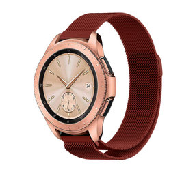 Strap-it® Samsung Galaxy Watch Milanese band 42mm (rood)