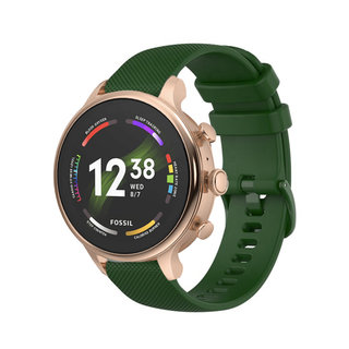 Fossil Gen 6 42mm sport bandjes