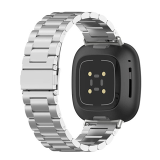 Fitbit Versa 4 stalen bandjes