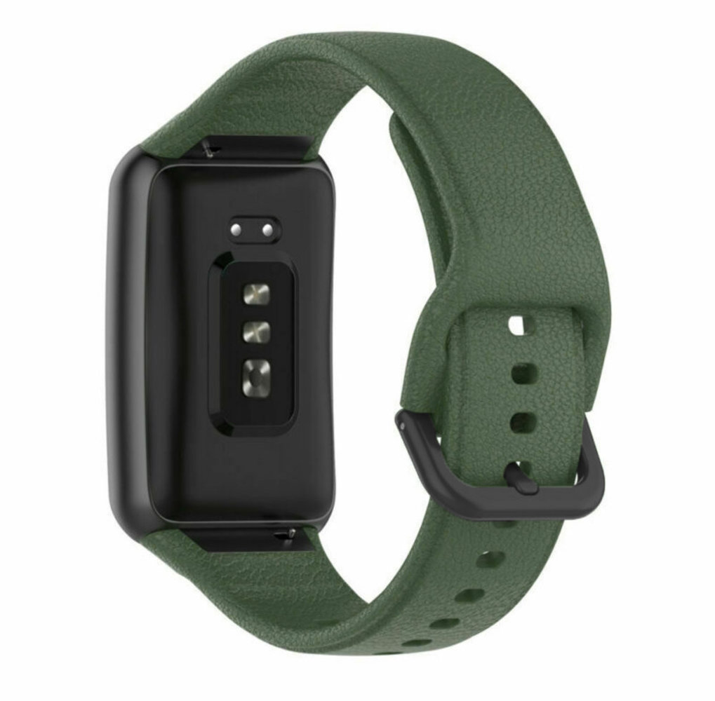 Strap-it® Strap-it Oppo Watch Free siliconen bandje (donkergroen)
