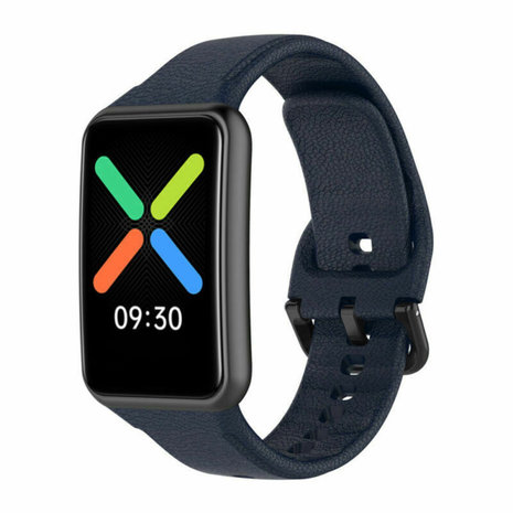 Strap-it® Strap-it Oppo Watch Free siliconen bandje (donkerblauw)